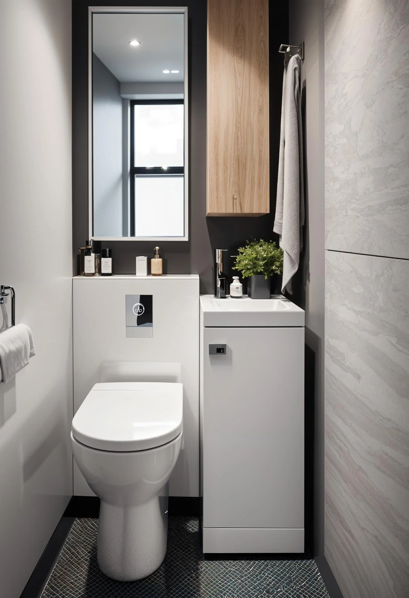 17. Space-Saving Bathroom Fixture Solution-3