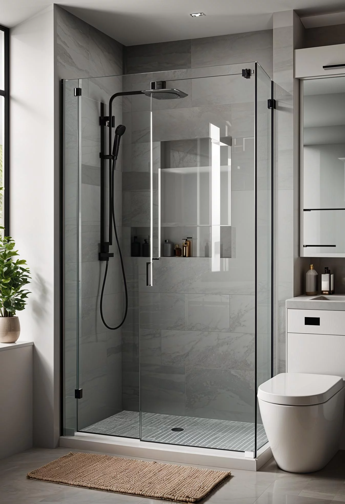 15. Spacious Look with Glass Doors-1