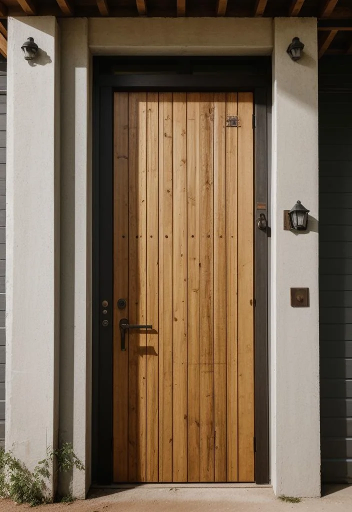 15. Steel-Framed Wooden Door Design Ideas-0