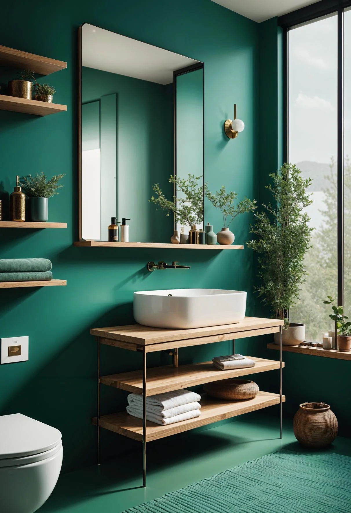 19. Teal Tranquility in Bathroom Design-0