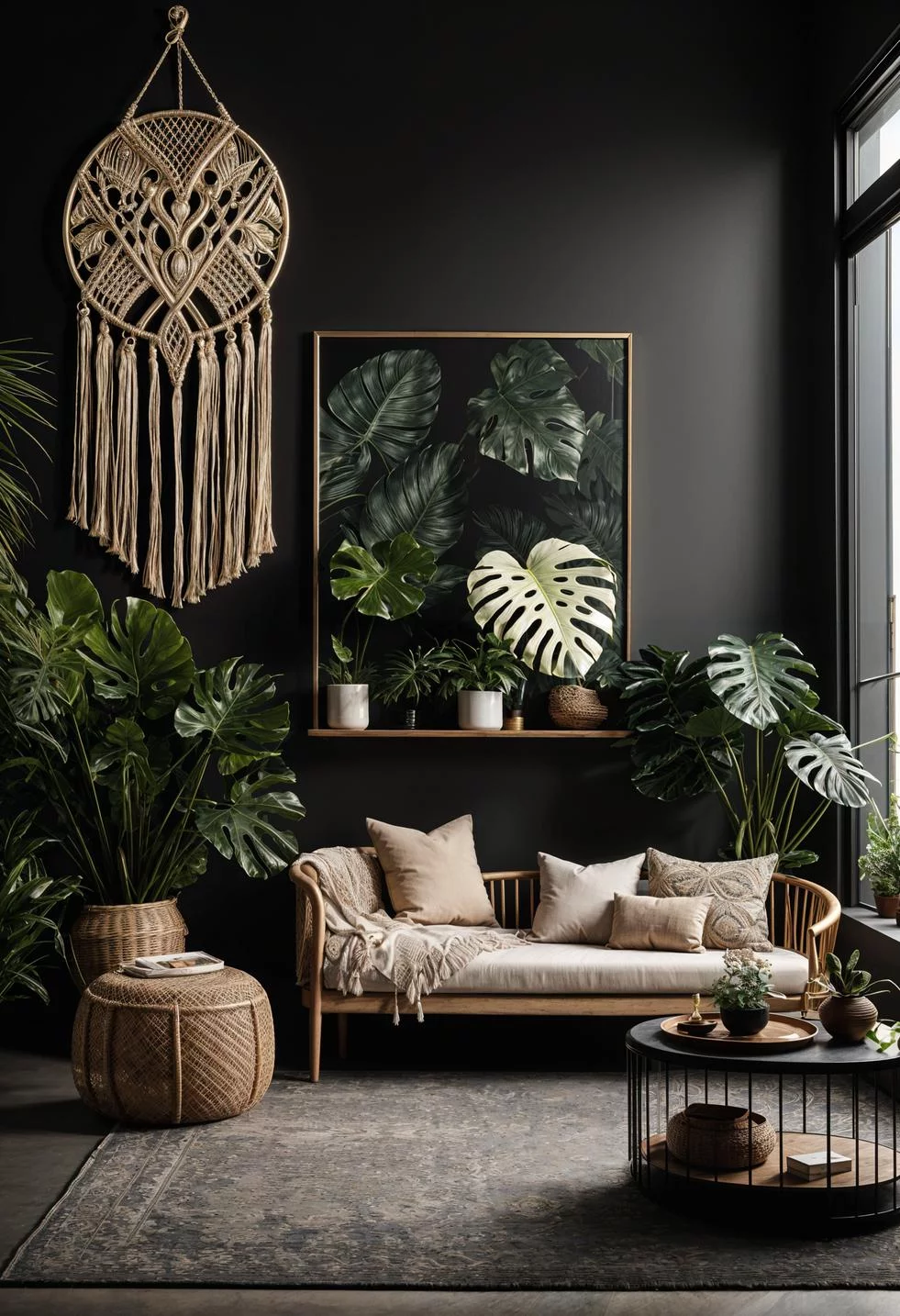 17. Tranquil Dark Boho Retreat-1