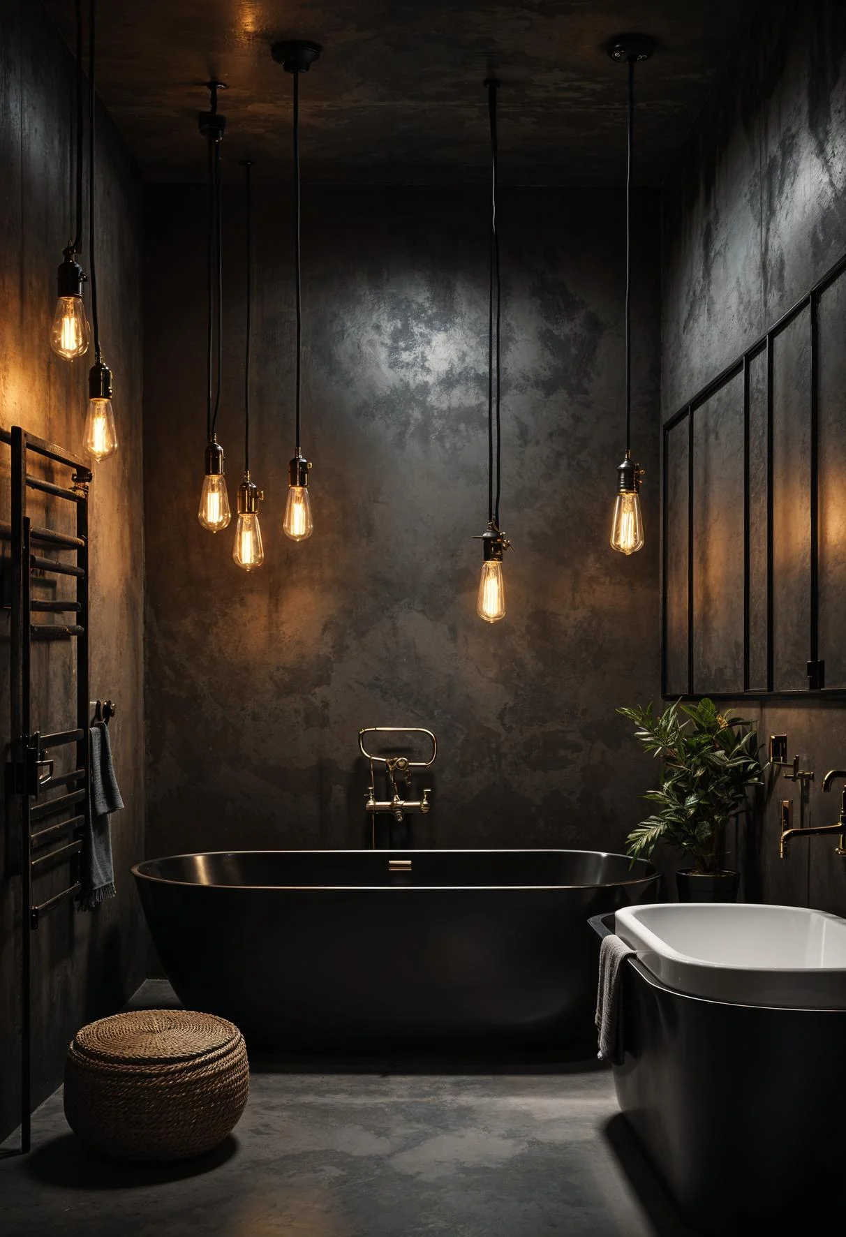 2. Twilight Industrial Bathroom Retreat-0 2. Twilight Industrial Bathroom Retreat-0