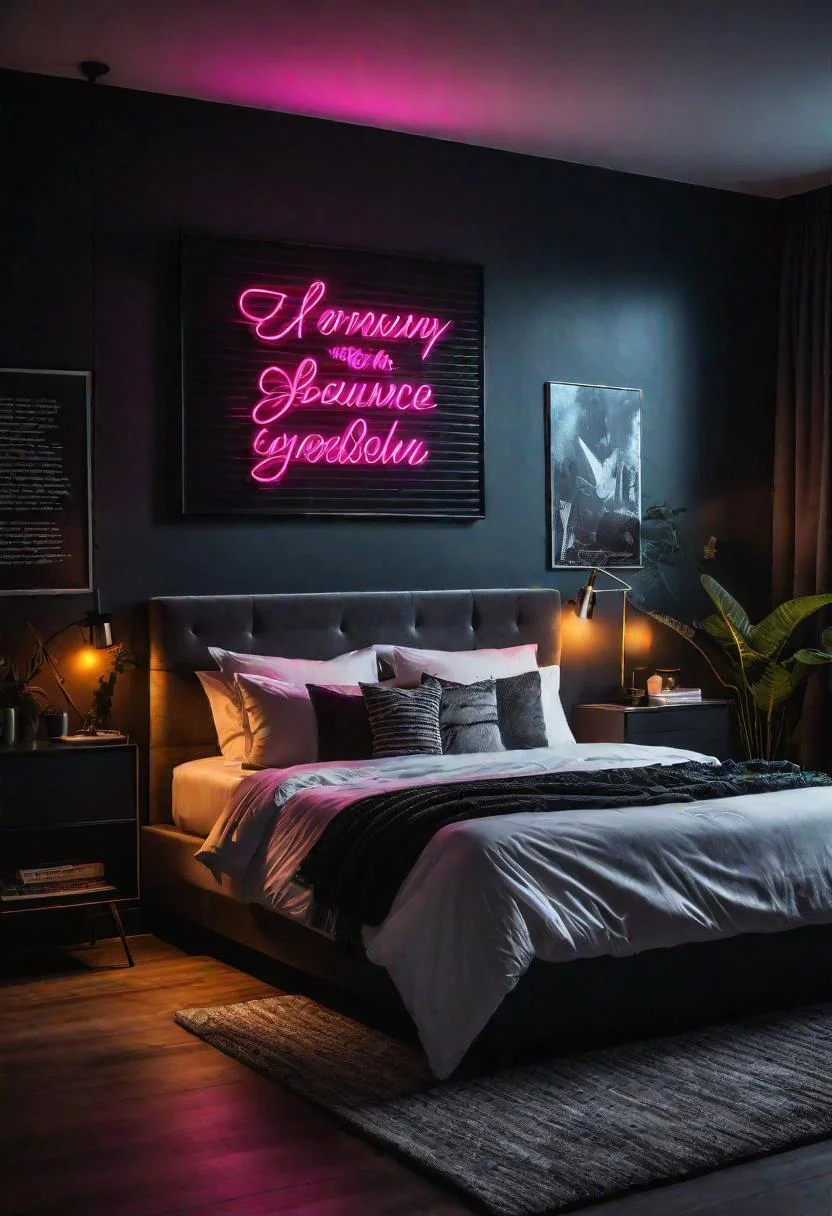 32. Urban Neon Accent Wall-0