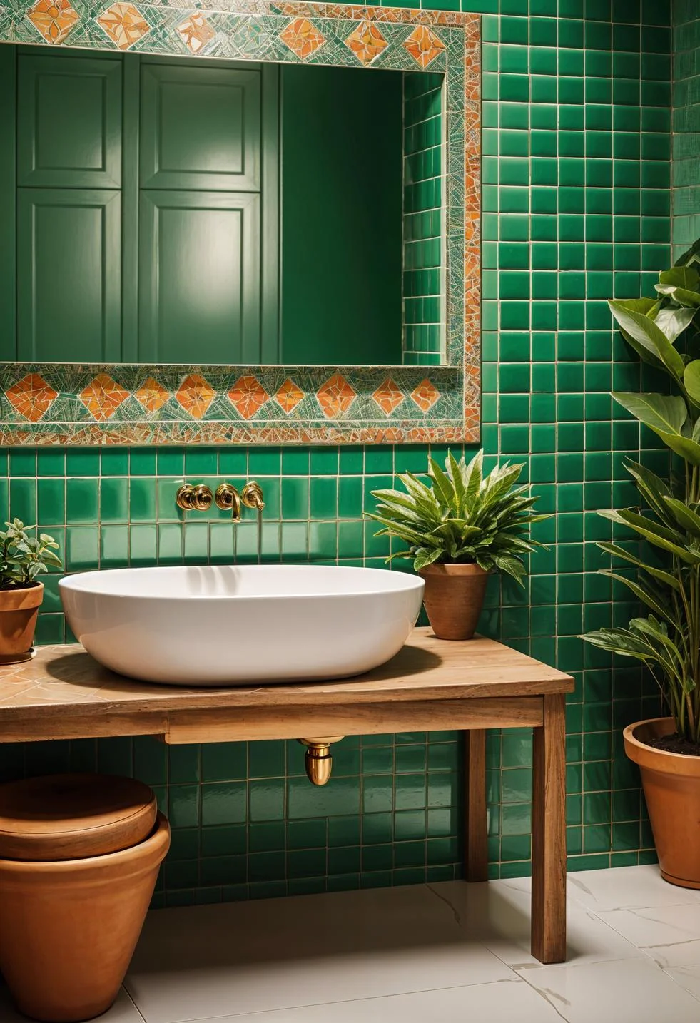 17. Vibrant Mediterranean Green Decor-0