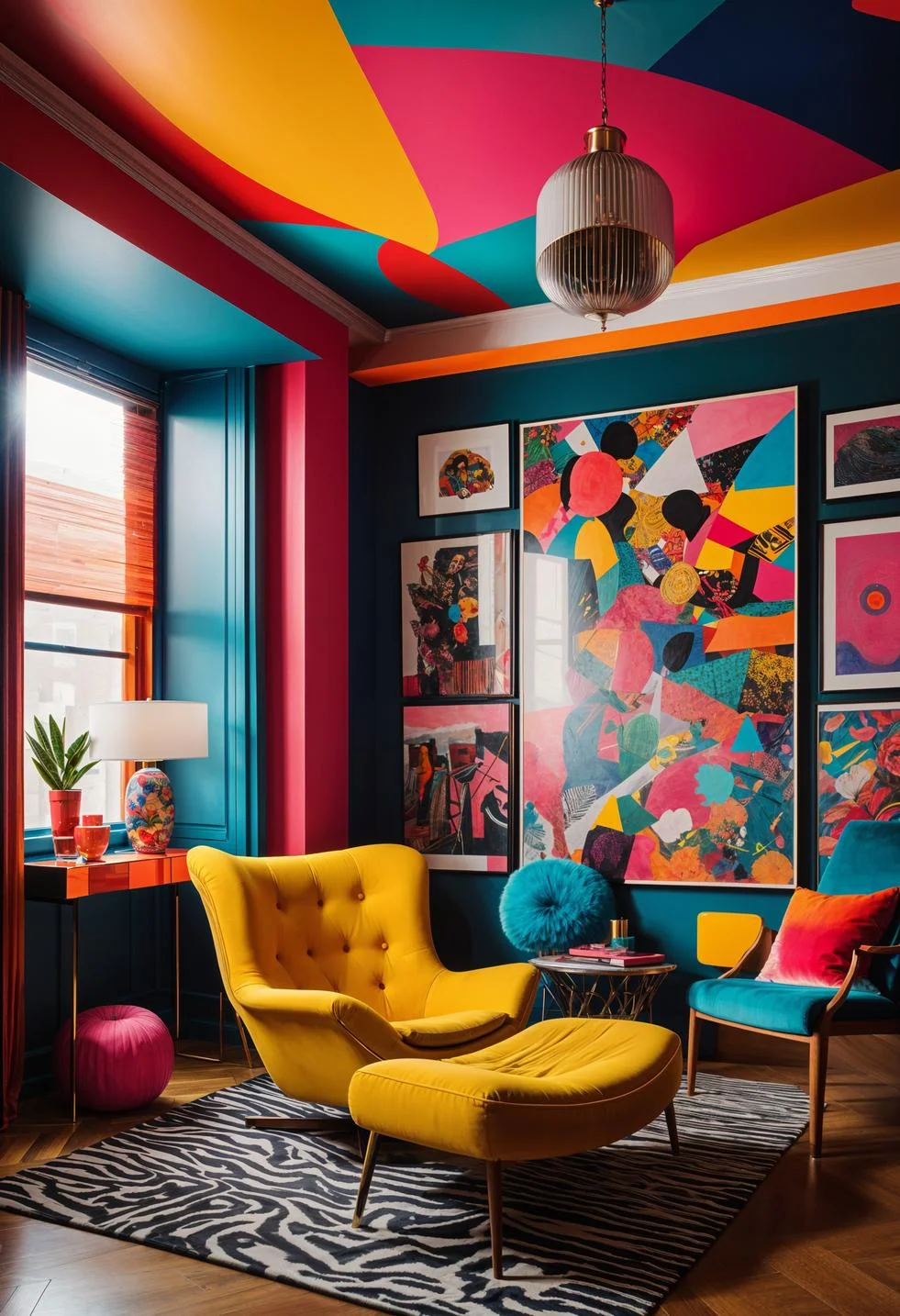 42. Vibrant Pop Art Lounge Aesthetic-0
