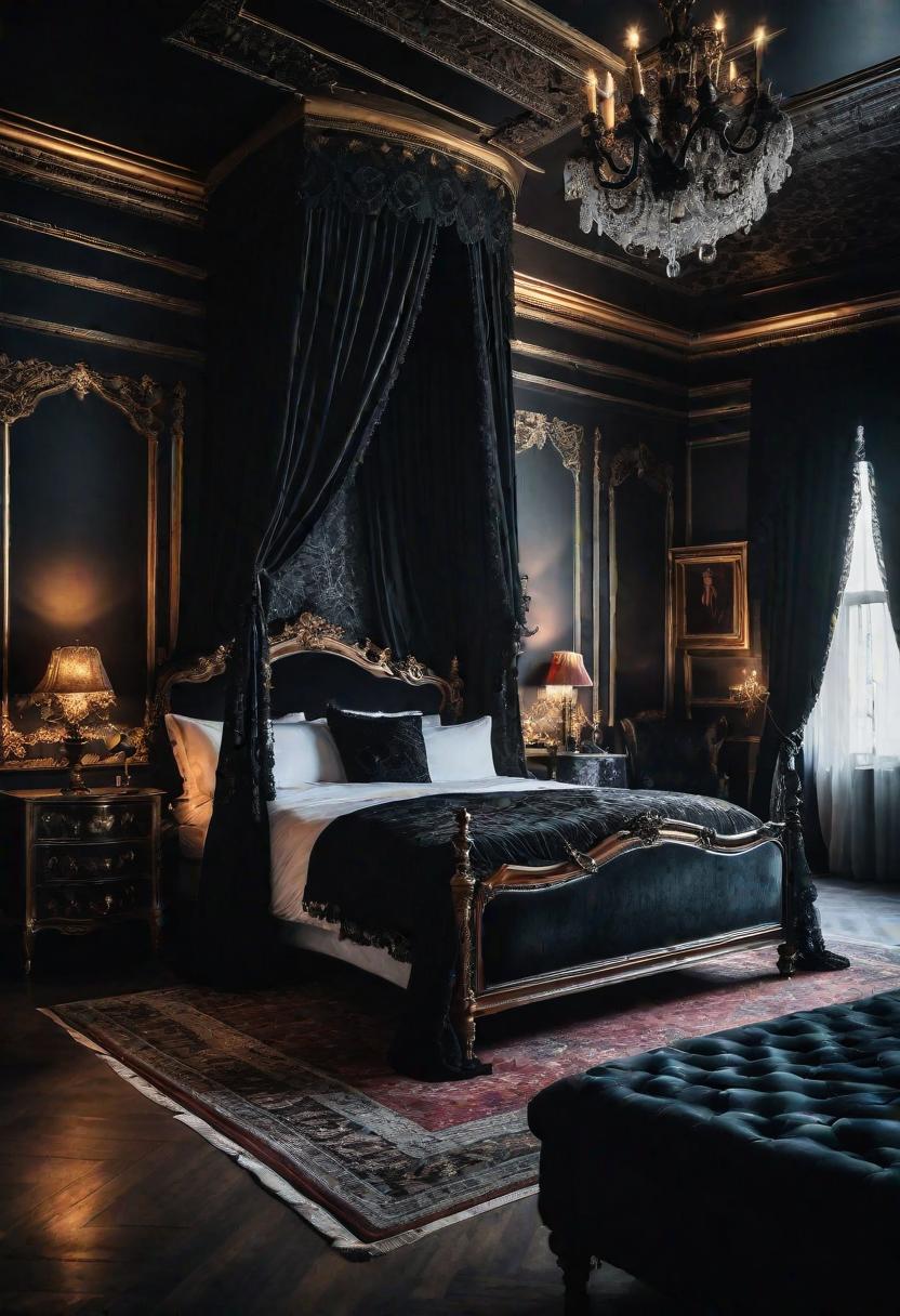 19. Victorian Gothic Bedroom Decor-0