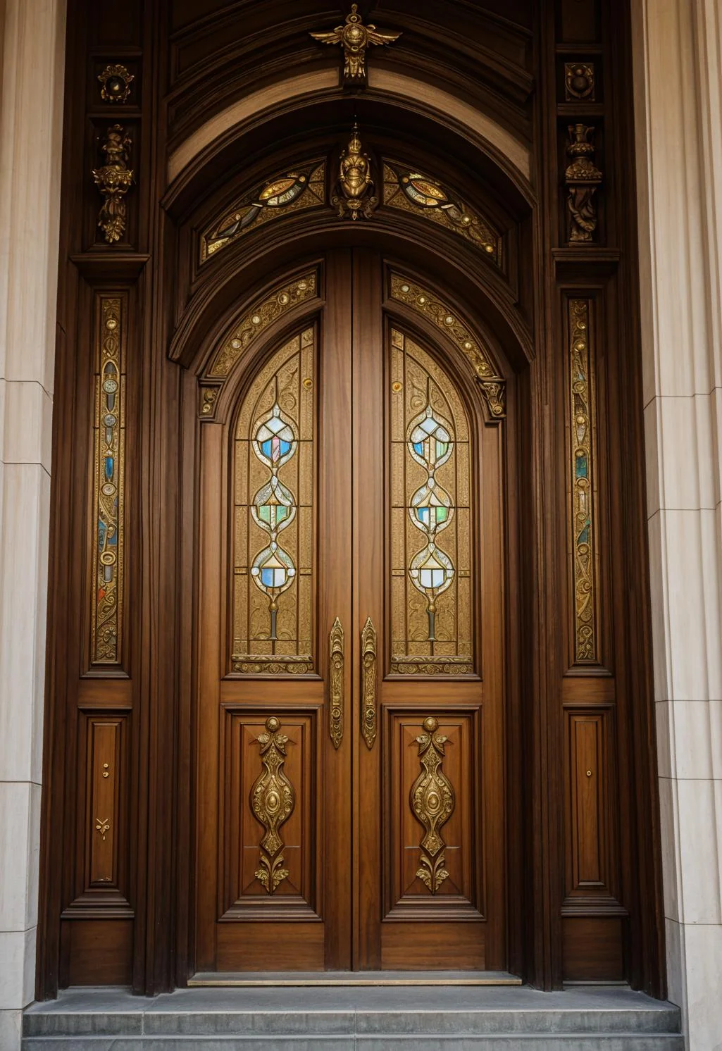 28. Victorian Stained Glass Door Inspiration-0