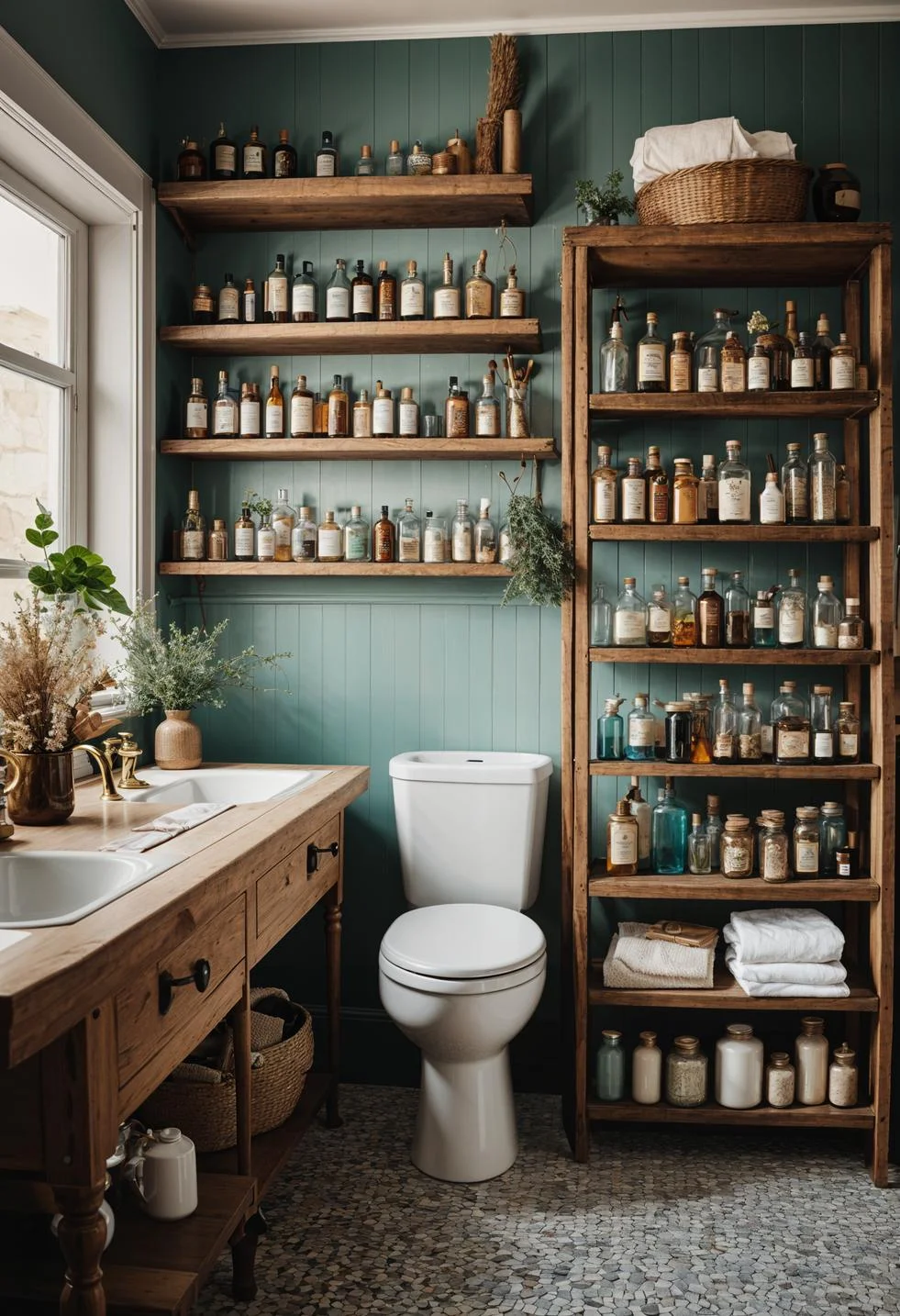 23. Vintage Bath Storage Display-1