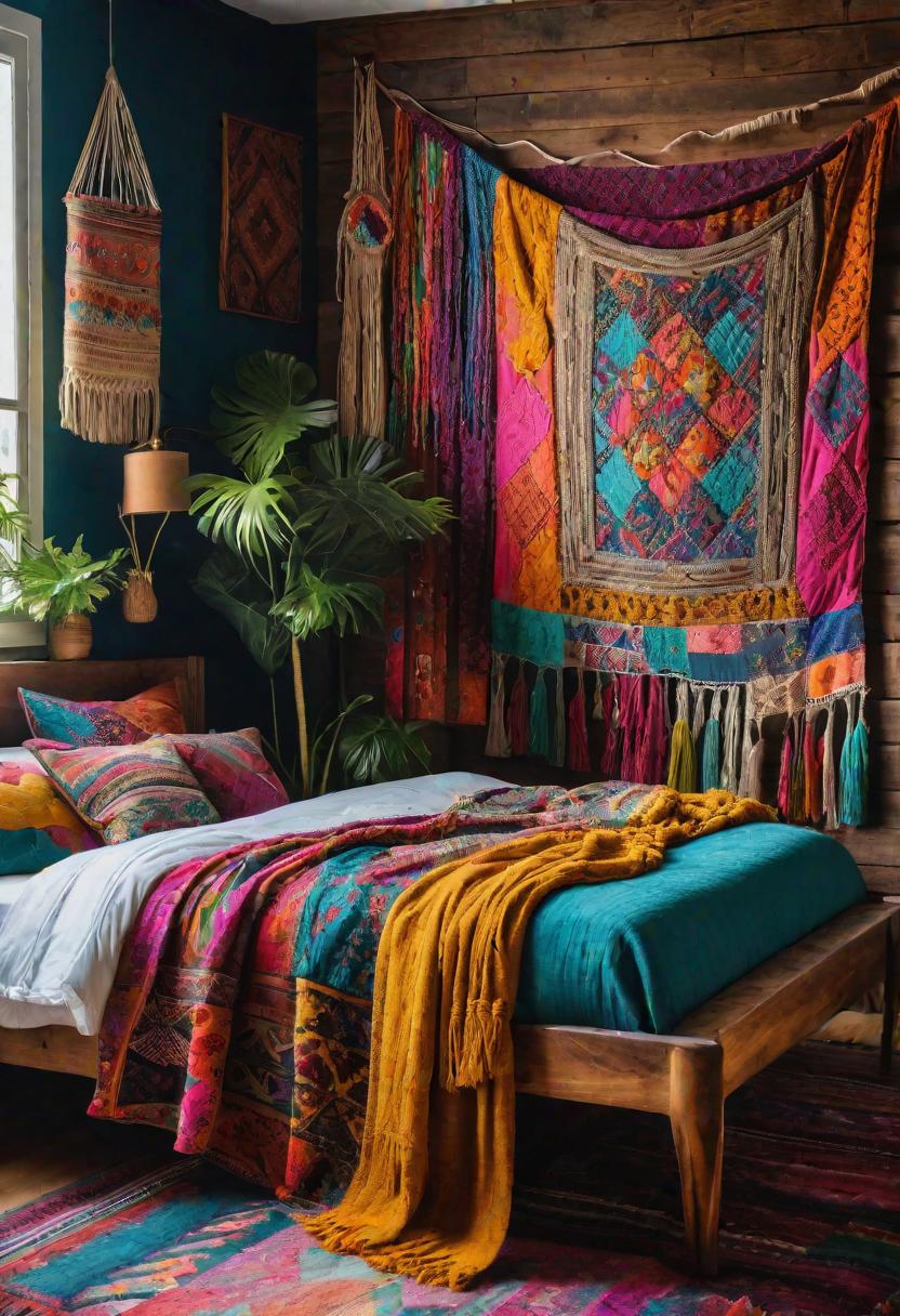 1. Vintage Bohemian Bedroom Style-0
