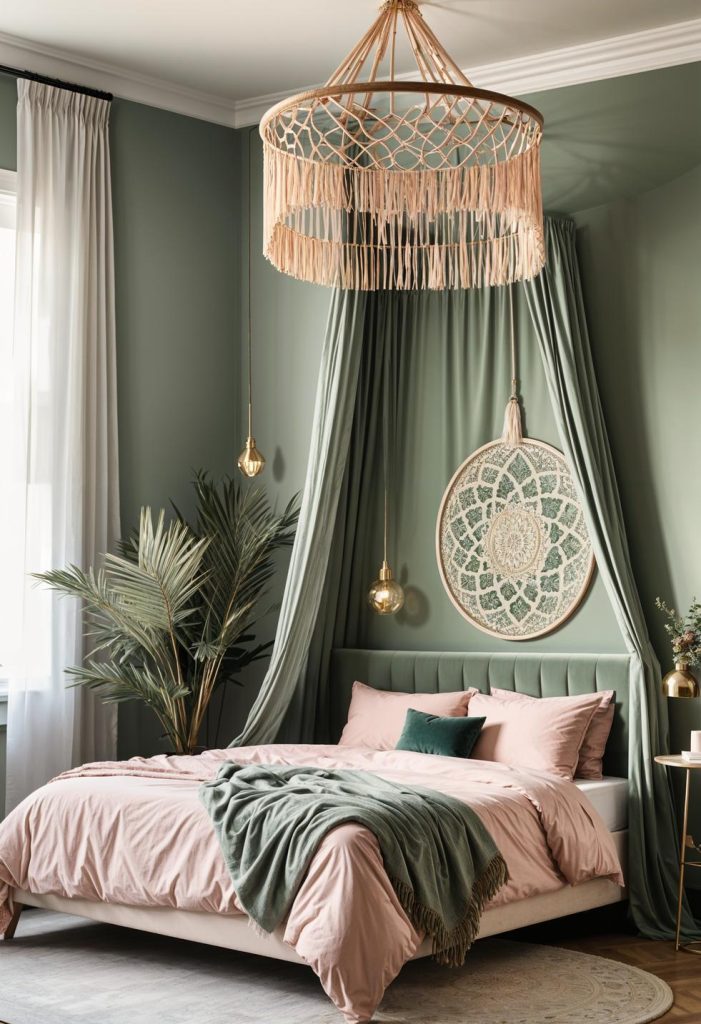 30 Chic Sage Green And Blush Bedroom Ideas - Lovely Harbor