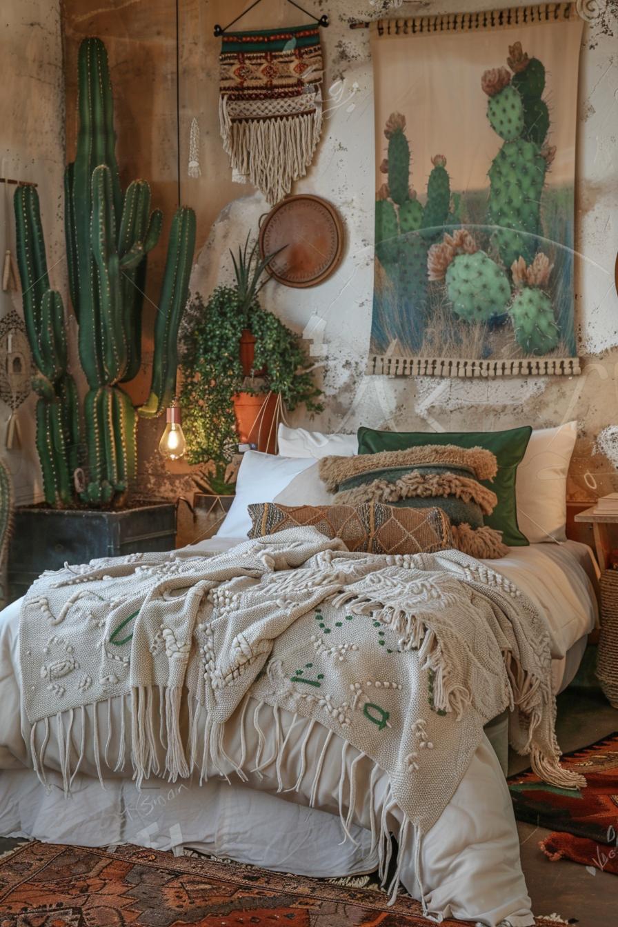 17. Chic Desert Boho Bedroom Vibes-2