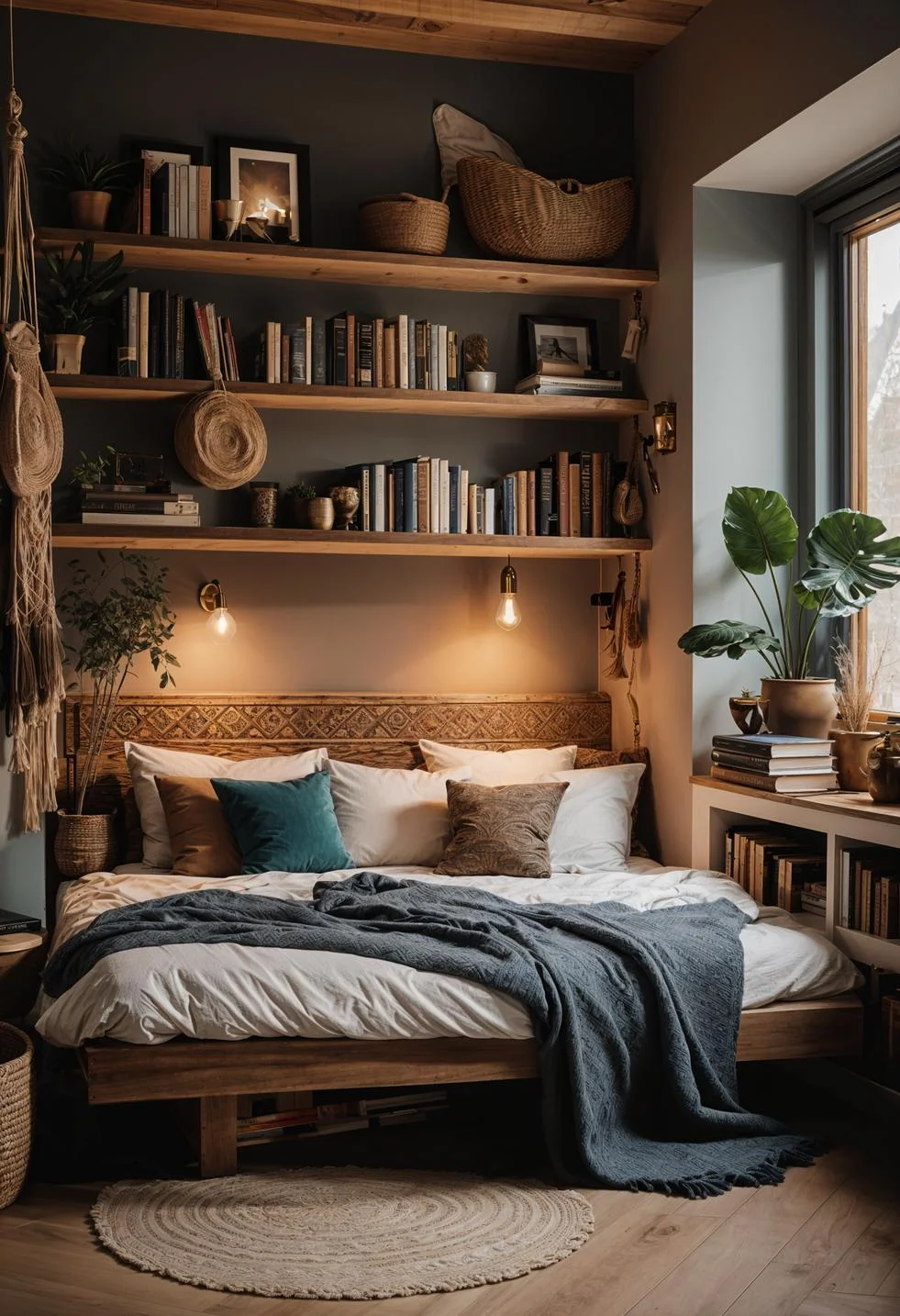 19. Cozy Boho Reading Nook Ideas-1