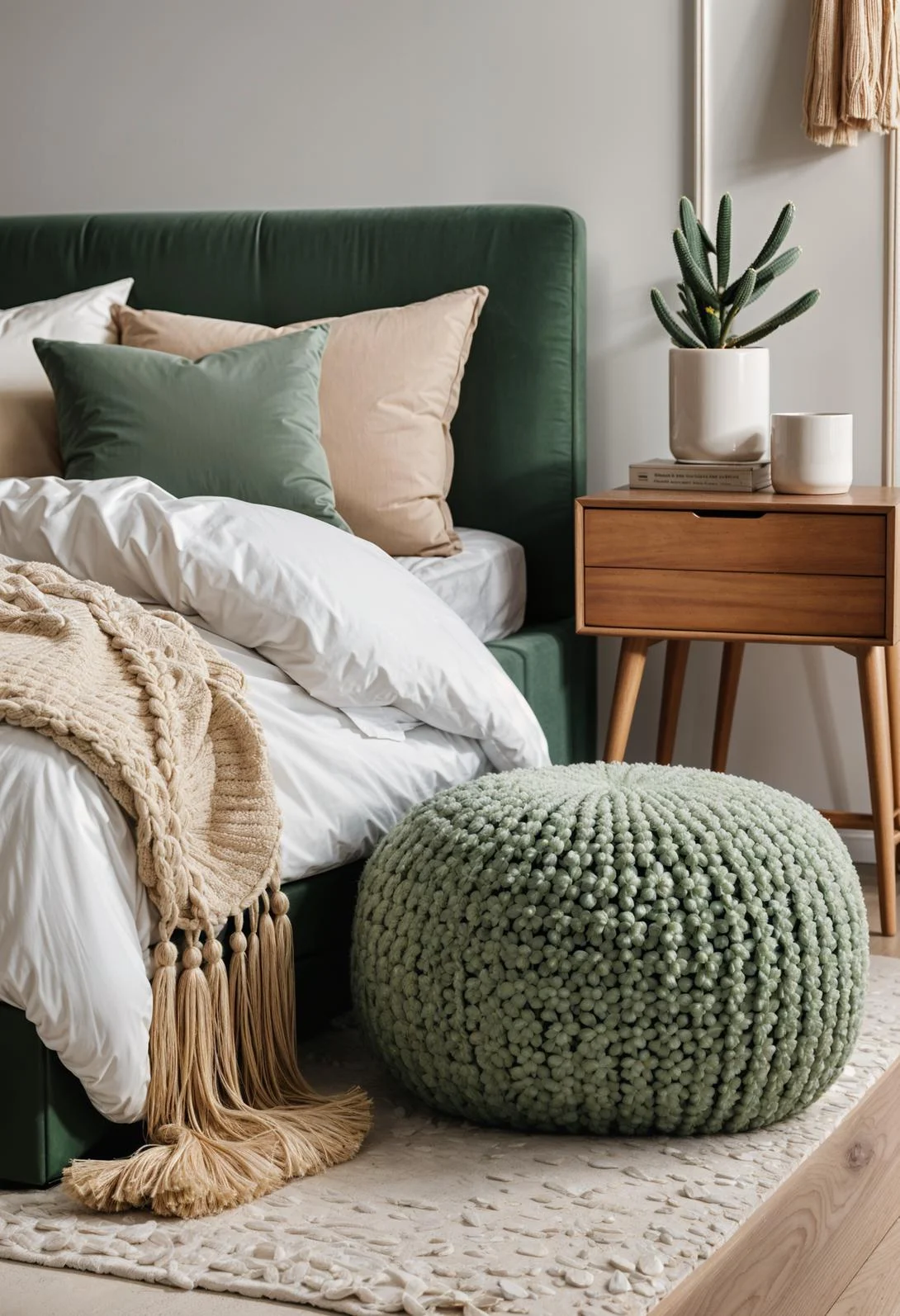 19. Cozy Pouf with Cream Tassels-0