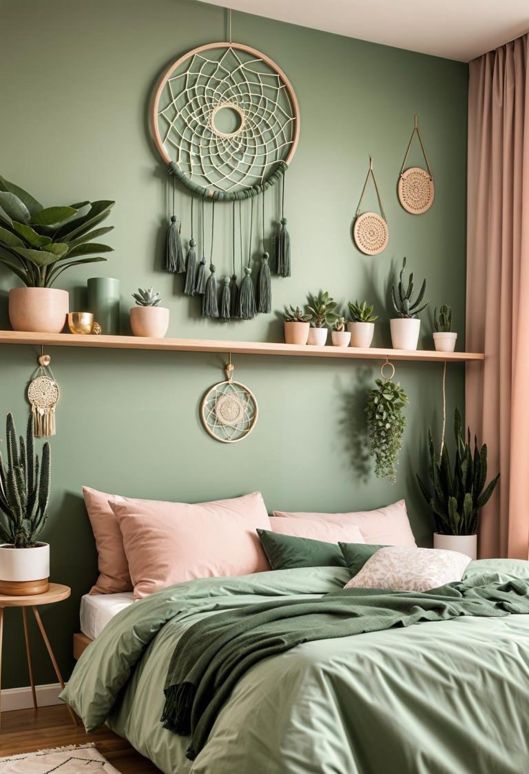30 Chic Sage Green And Blush Bedroom Ideas - Lovely Harbor