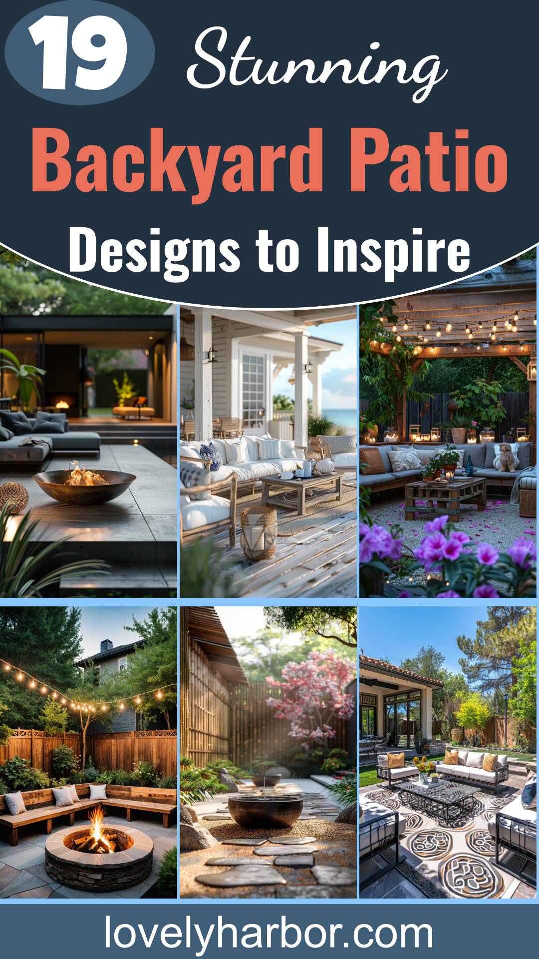 19 Stunning Backyard Patio Designs To Inspire You - Lovely Harbor