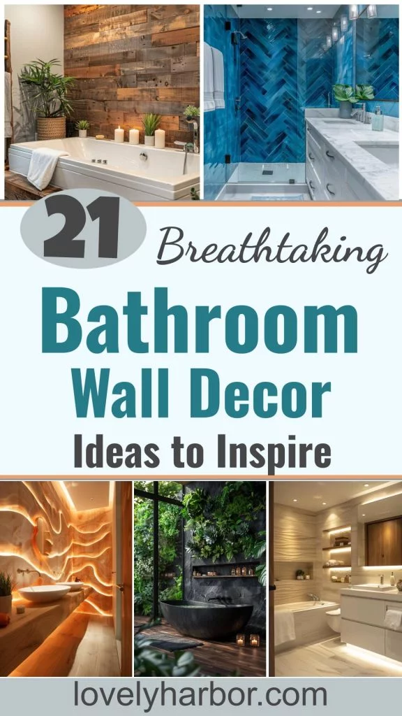 21 Breathtaking Bathroom Wall Decor Ideas To Inspire You