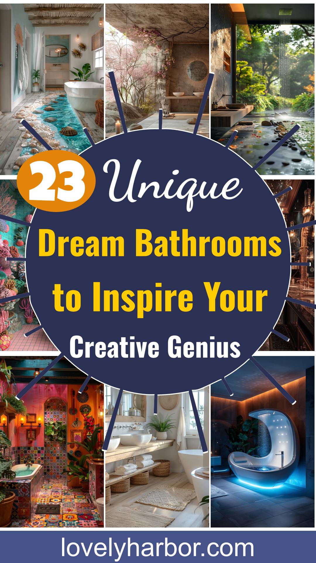 23 Dream Bathrooms To Inspire Your Creative Genius - Lovely Harbor
