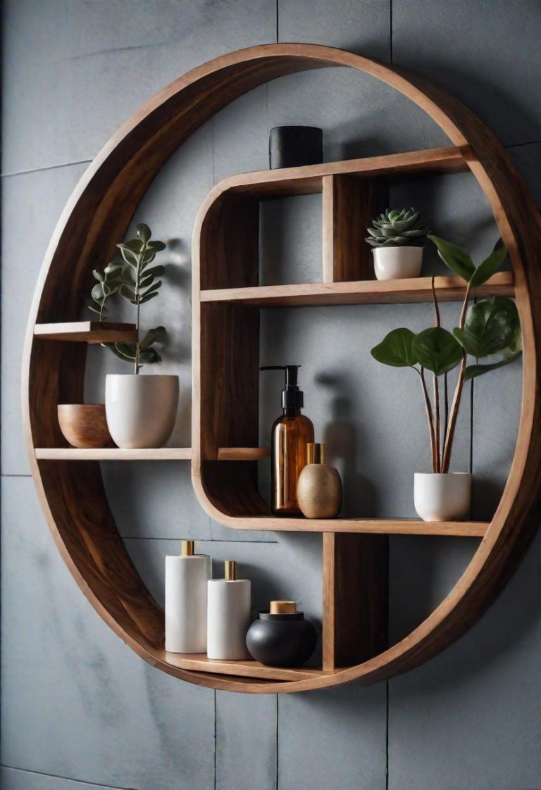 15 Genius & Gorgeous Bathroom Shelf Ideas You Must See - Lovely Harbor