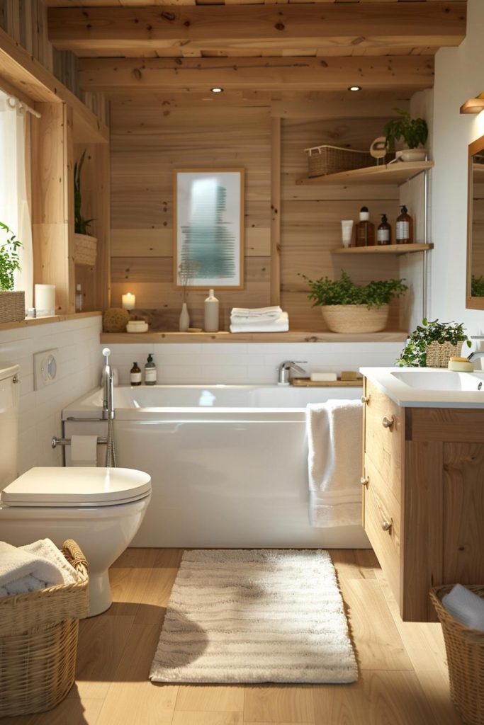 15 Genius & Gorgeous Bathroom Shelf Ideas You Must See - Lovely Harbor