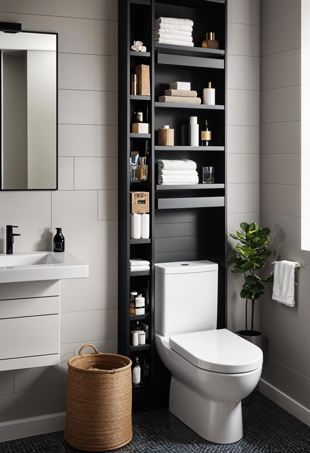 15 Genius Half Bathroom Decor Ideas - Lovely Harbor