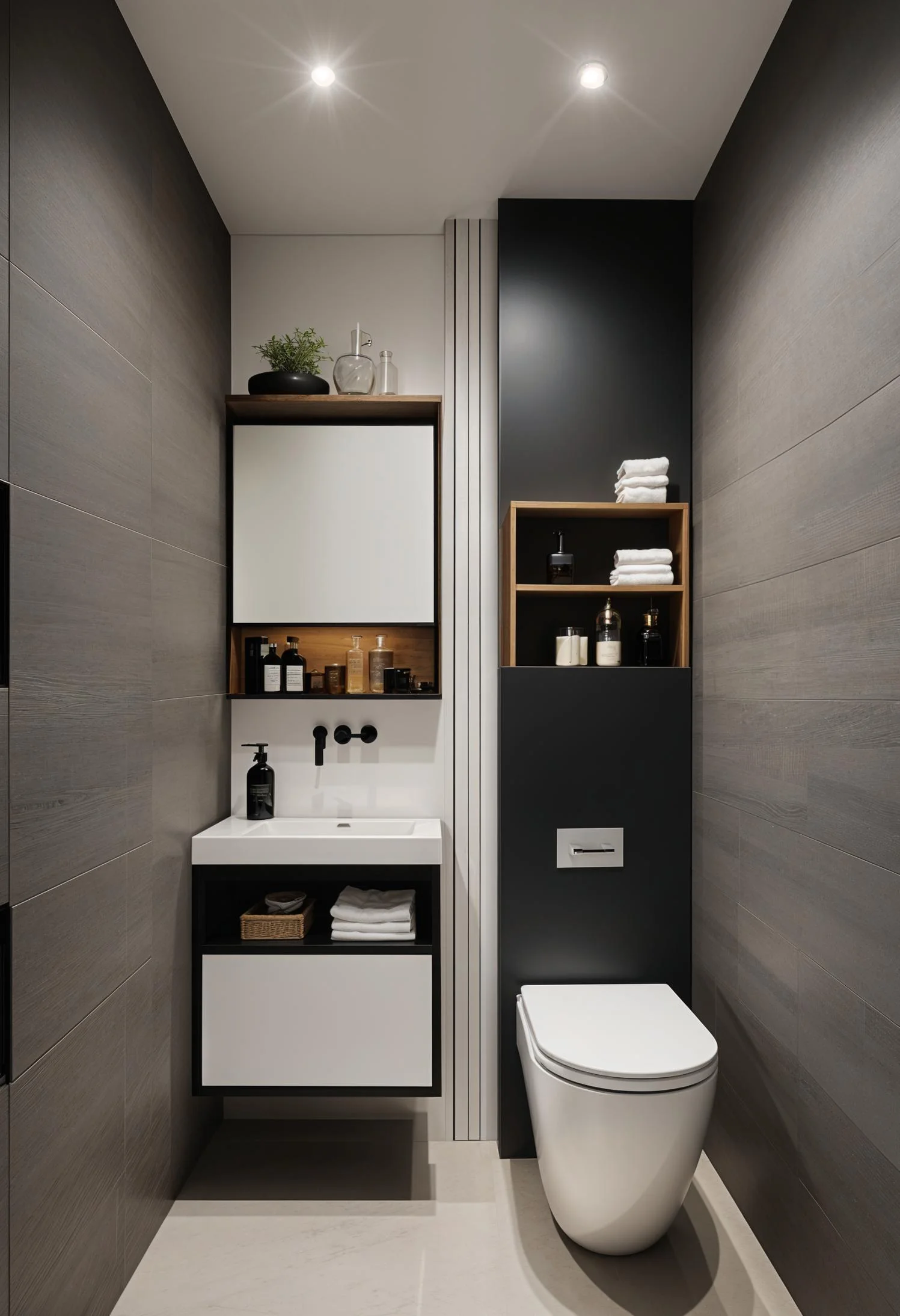 8. Creative Half Bathroom Storage Solutions-1