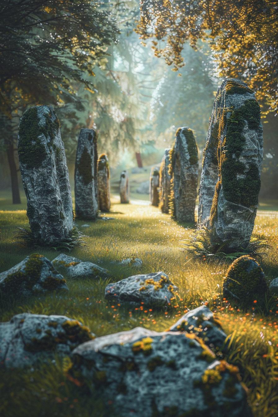 6. Enchanted Stone Circle Amid Nature-1
