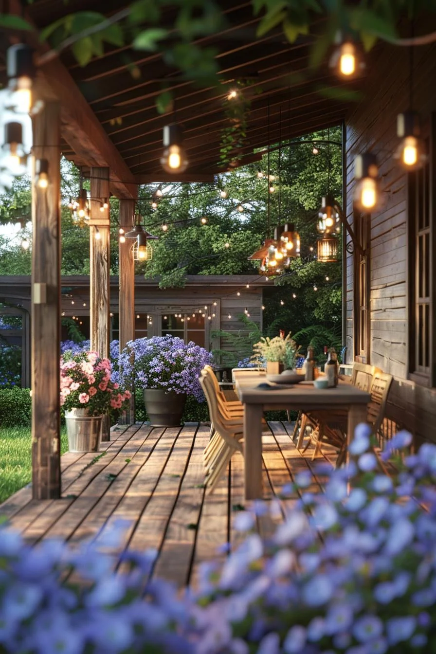 31 Gorgeous Outdoor Patio Ideas to Try Now (With Real Costs & Climate Notes) 22 4. Farmhouse Patio Design with Steel-0