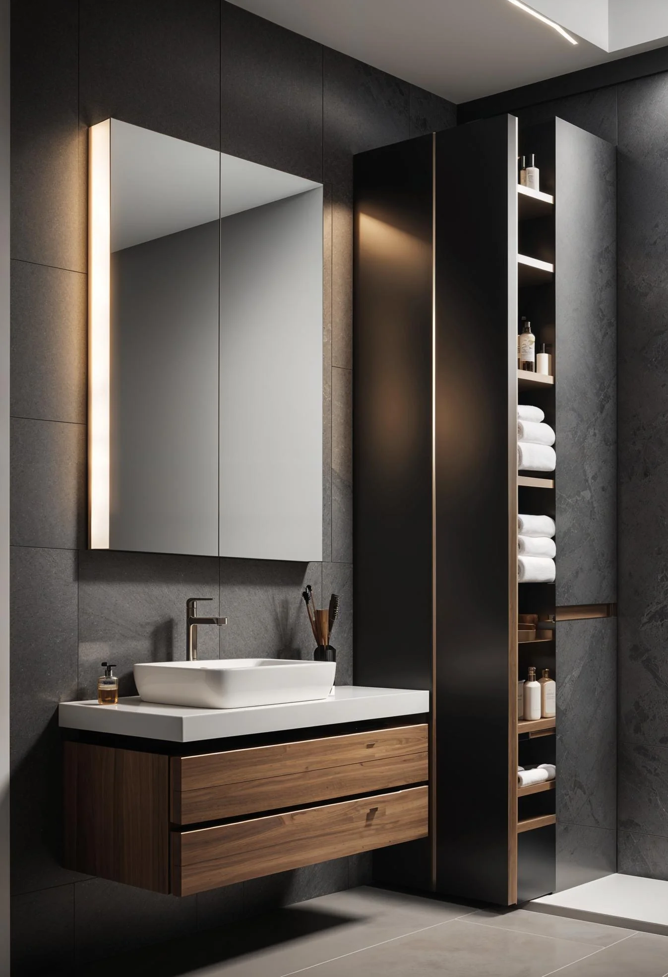 18. Functional Hidden Storage Walls-2