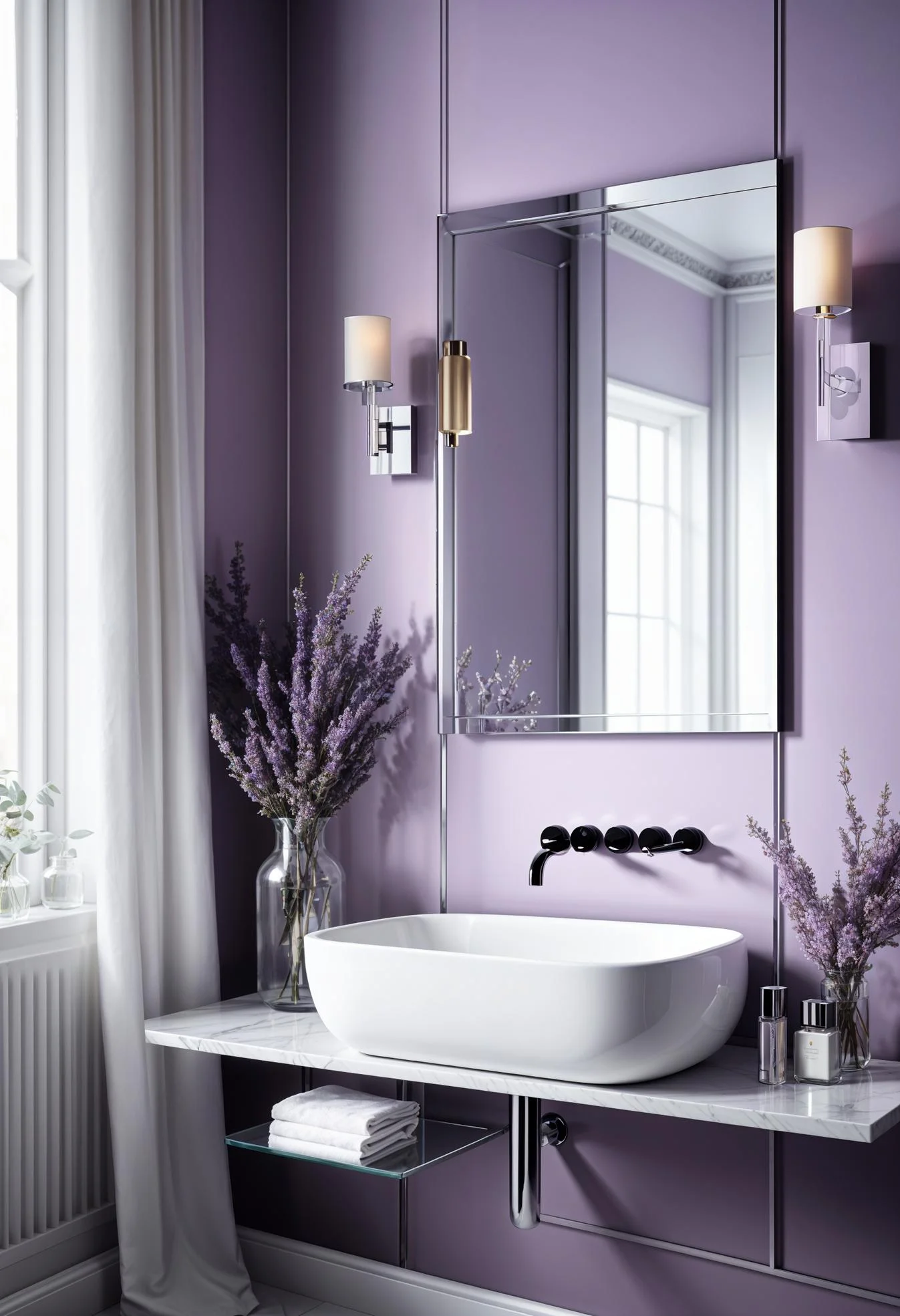 3. Gentle Lavender Bathroom Inspiration-1