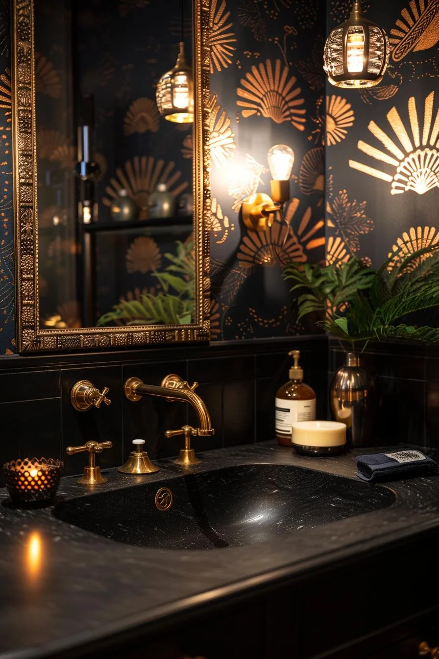 7. Glamorous Art Deco Bathroom Decor-0