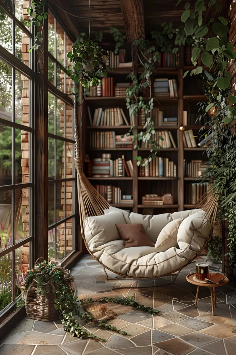 31 Gorgeous Outdoor Patio Ideas to Try Now (With Real Costs & Climate Notes) 30 6. Hammock Chair Reading Retreat-0