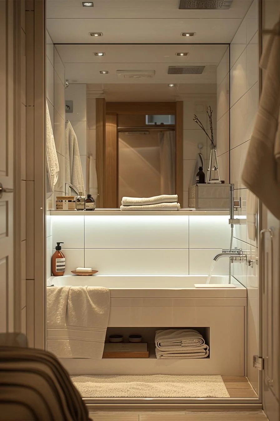 6. Hidden Bath Storage Panel-1