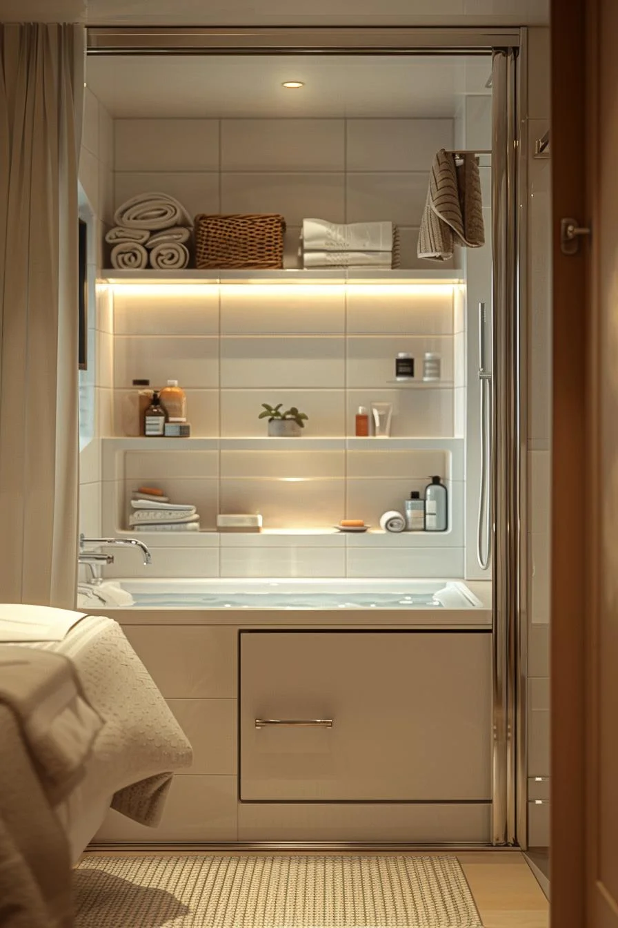 6. Hidden Bath Storage Panel-2