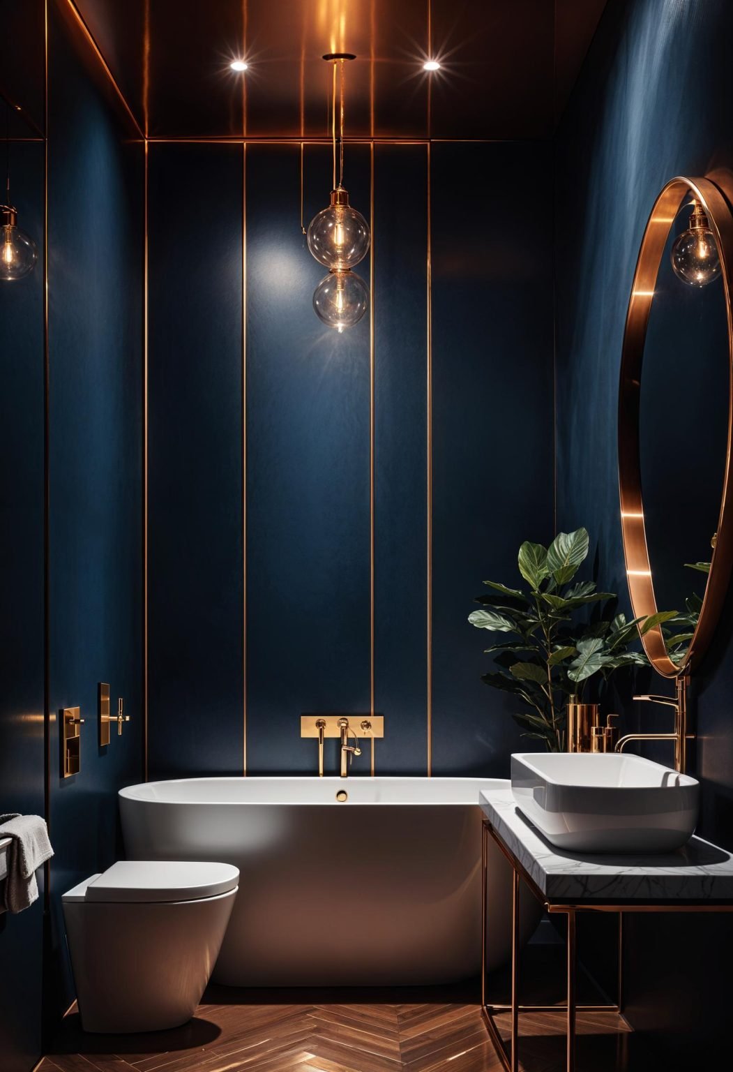 20 Aesthetic Bathroom Designs For Your Home Makeover - Lovely Harbor