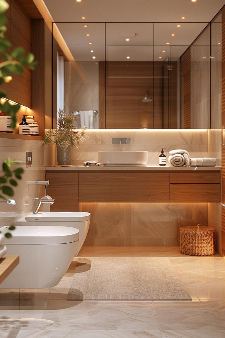 19 Stunning Modern Bathroom Designs For Your Home - Lovely Harbor