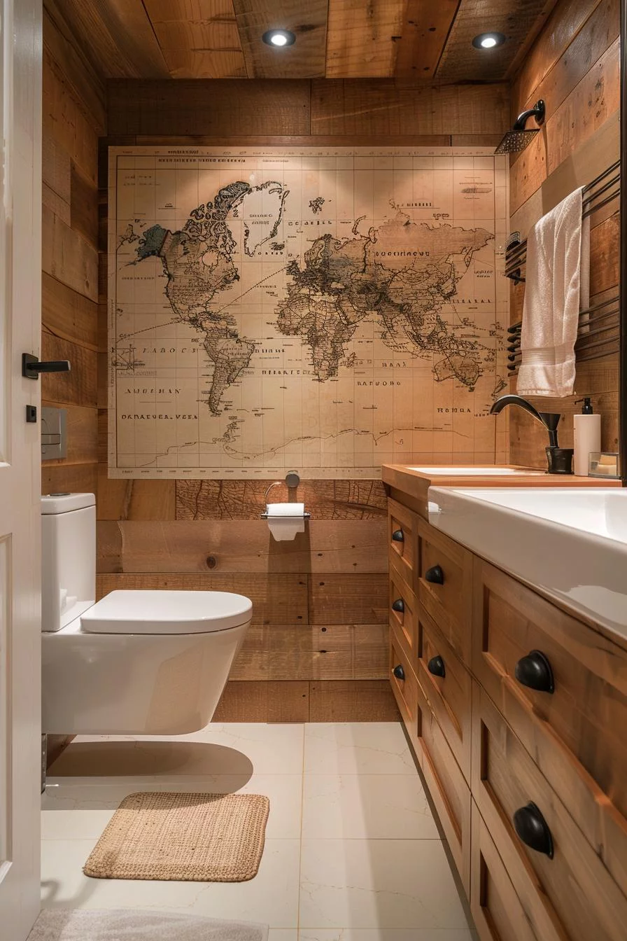 5. Map-Inspired Wall Décor Ideas-0