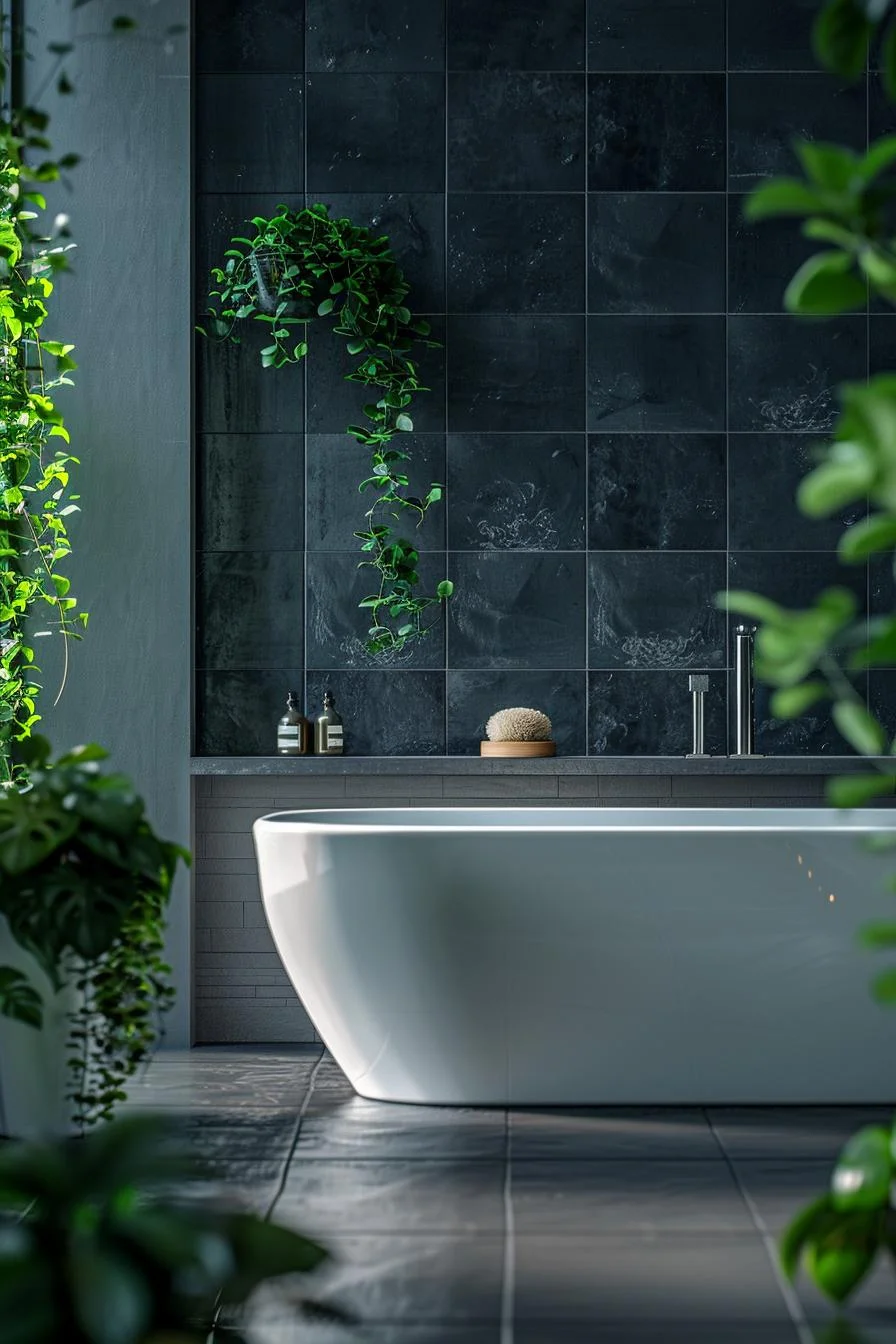 6. Matte Black Bathroom Color Ideas-0