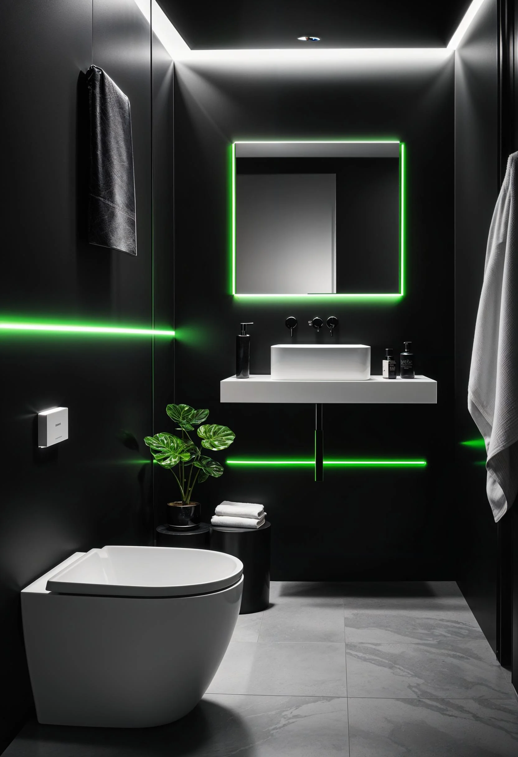 6. Matte Black Bathroom Color Ideas-1
