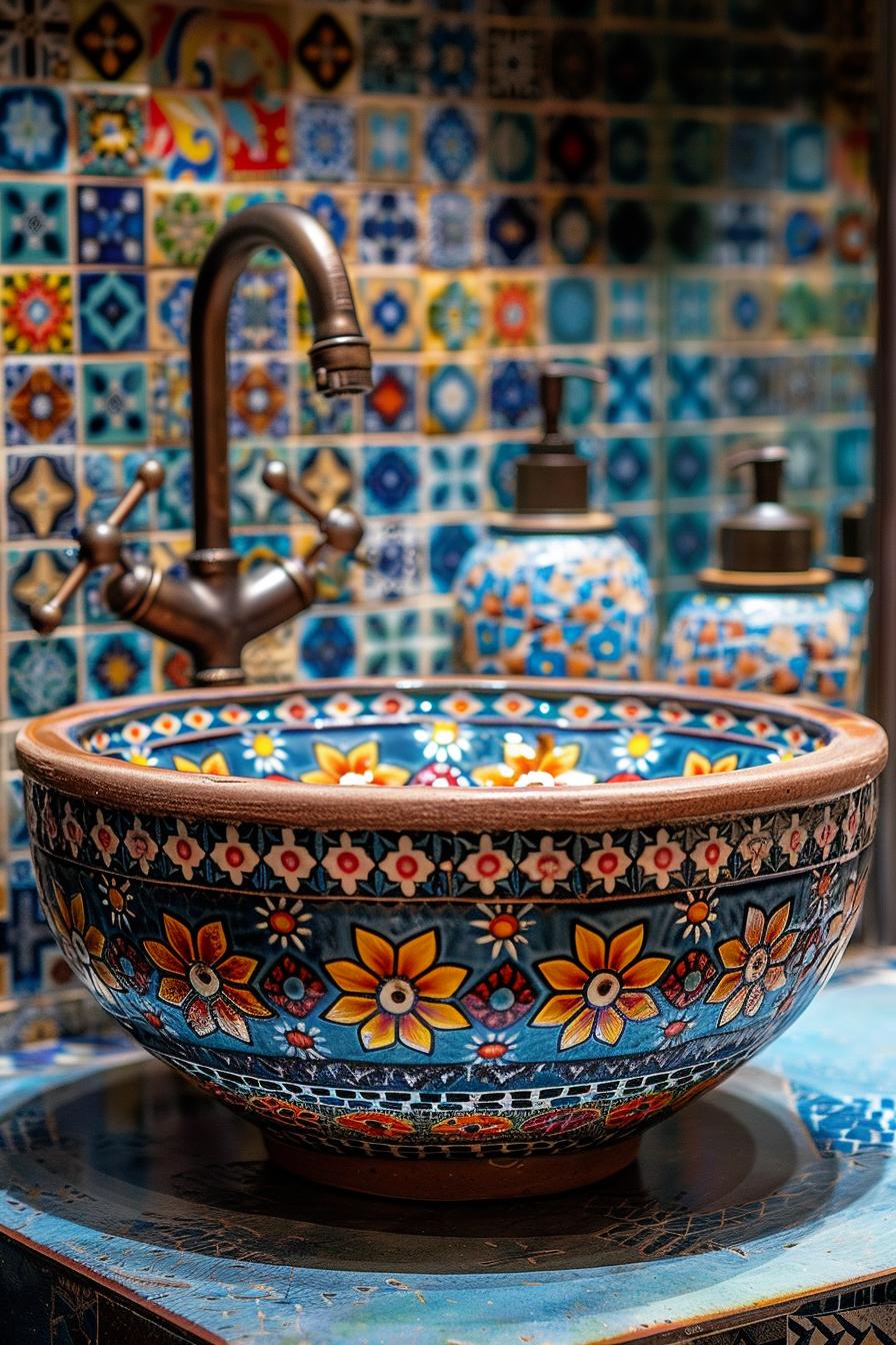 7. Mediterranean Mosaic Vanity Inspiration-0