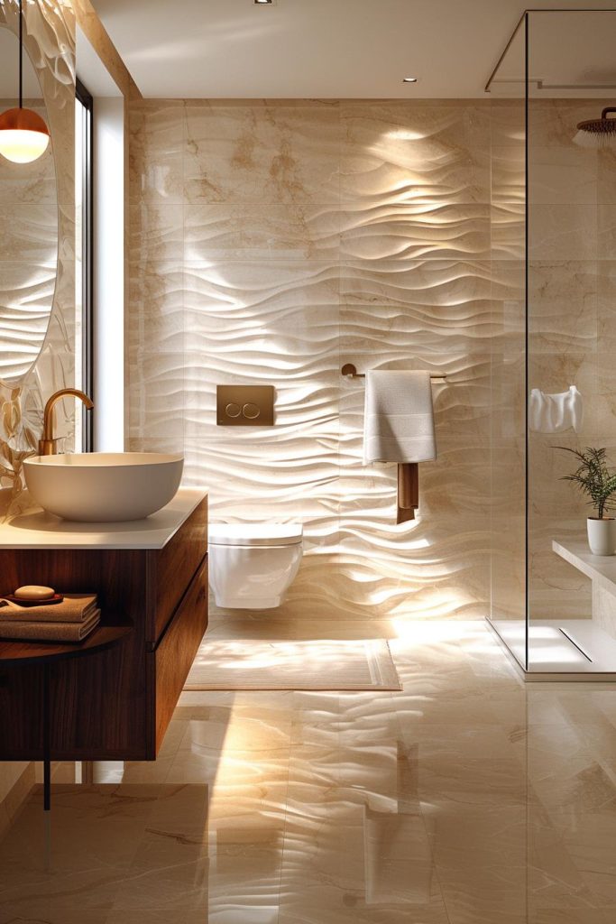 21 Breathtaking Bathroom Wall Decor Ideas To Inspire You - Lovely Harbor