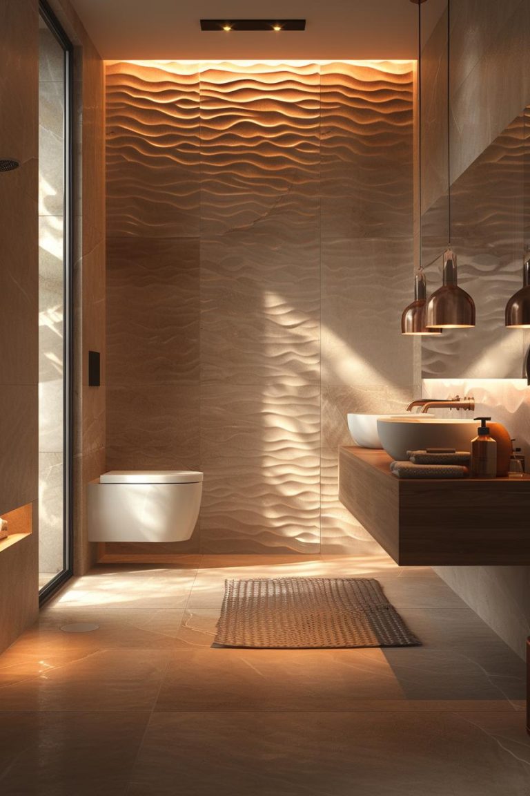 21 Breathtaking Bathroom Wall Decor Ideas To Inspire You - Lovely Harbor