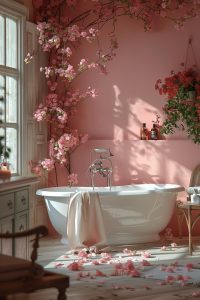 5. Nostalgic Vintage Rose Bathroom Palette-1