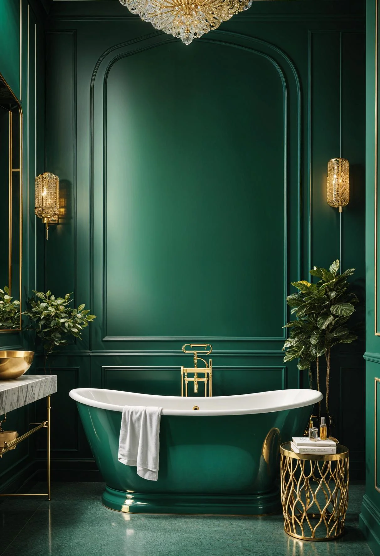 10. Opulent Jade for Bathroom Elegance-2