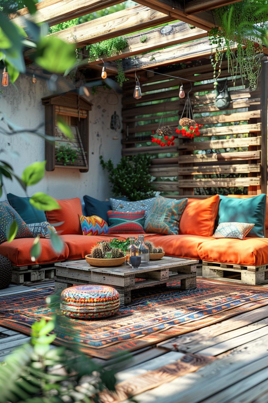10. Pallet Lounge: Outdoor Oasis Creation-0