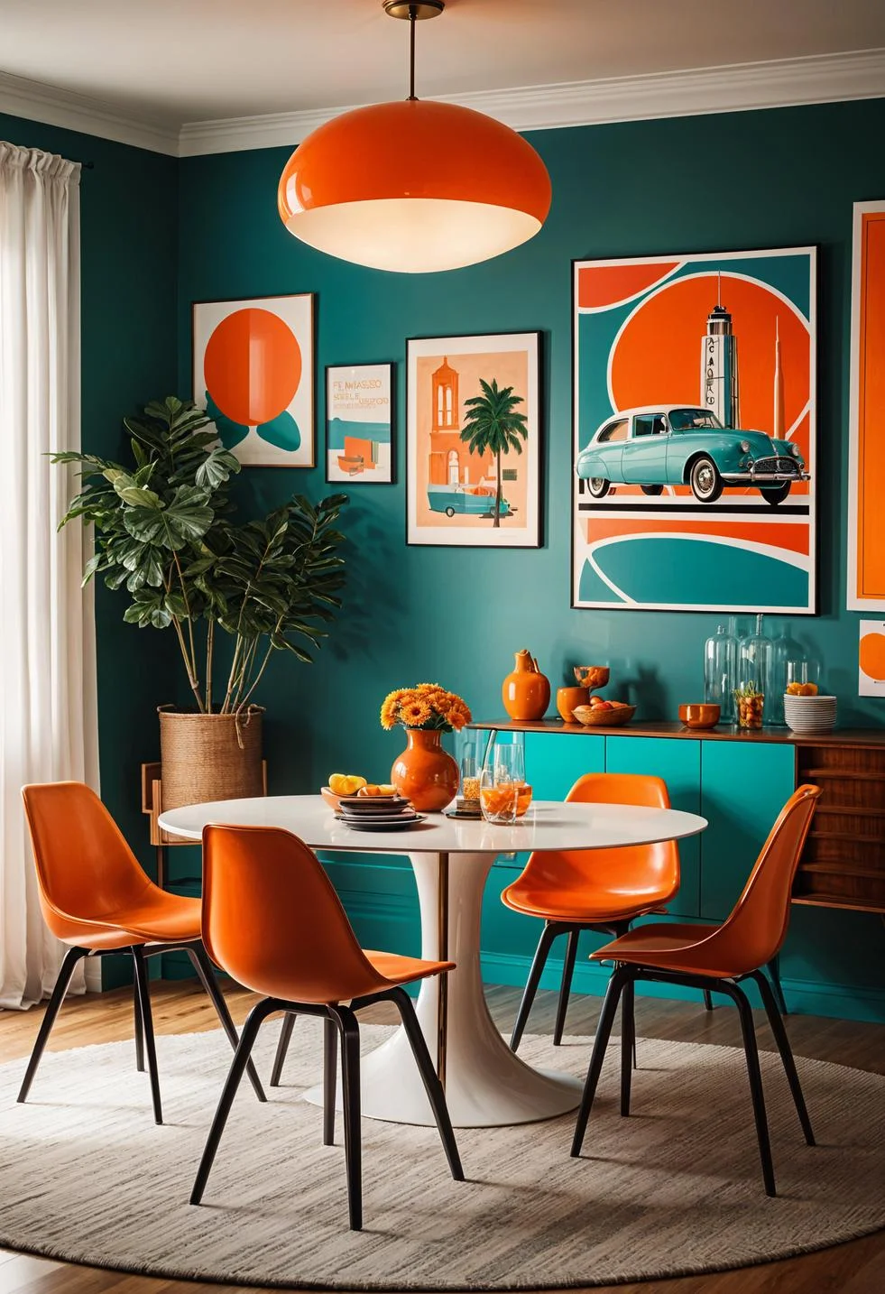 12. Retro Revival: Colorful Mid-Century Decor-0