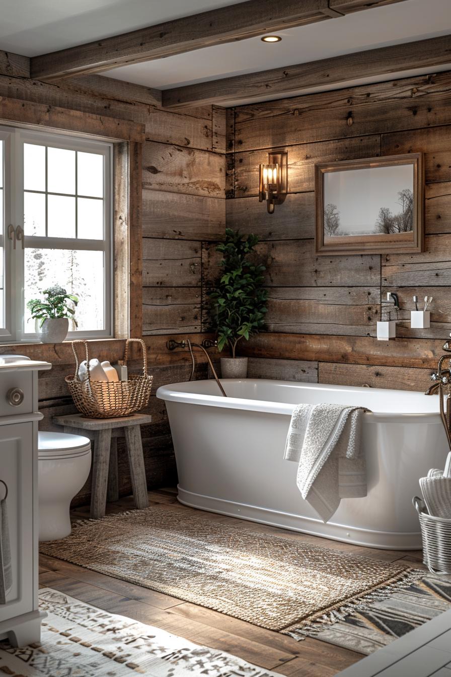 13. Rustic Cabin Bathroom Inspiration-1
