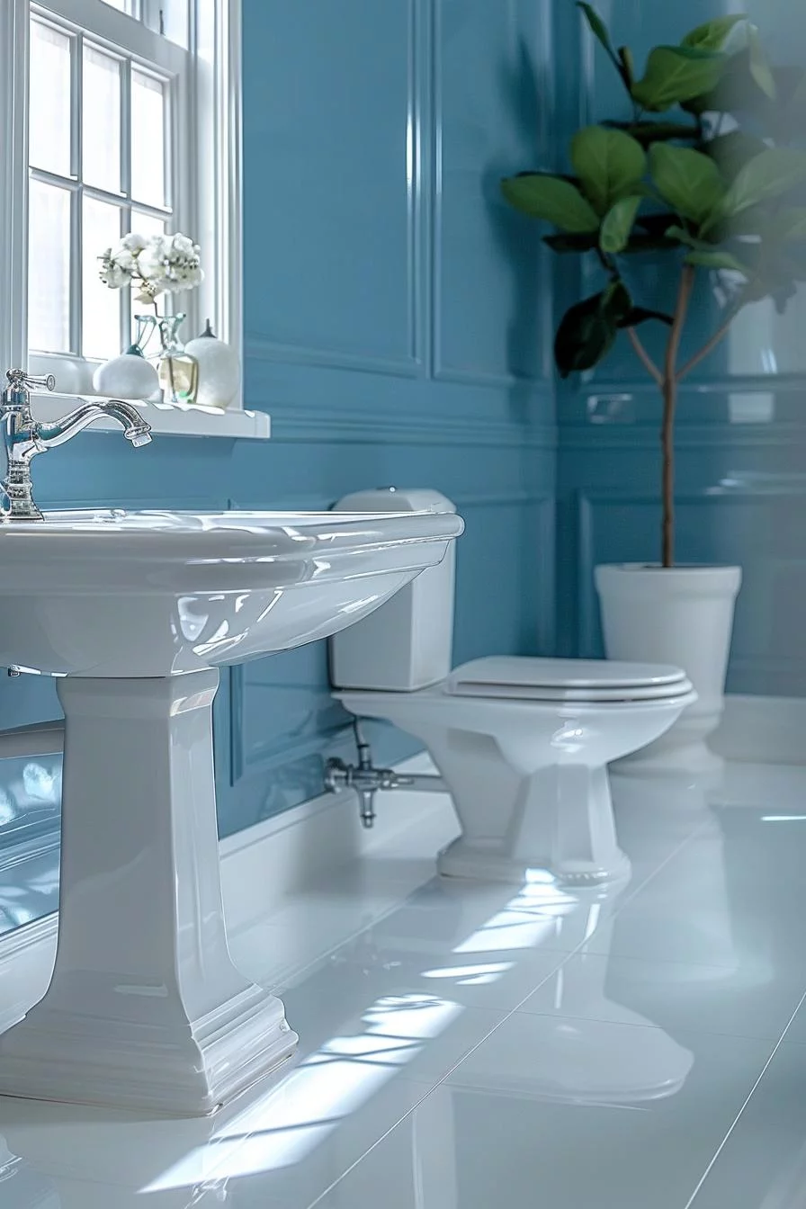 13. Serene Crystal Blue Paint Ideas-0