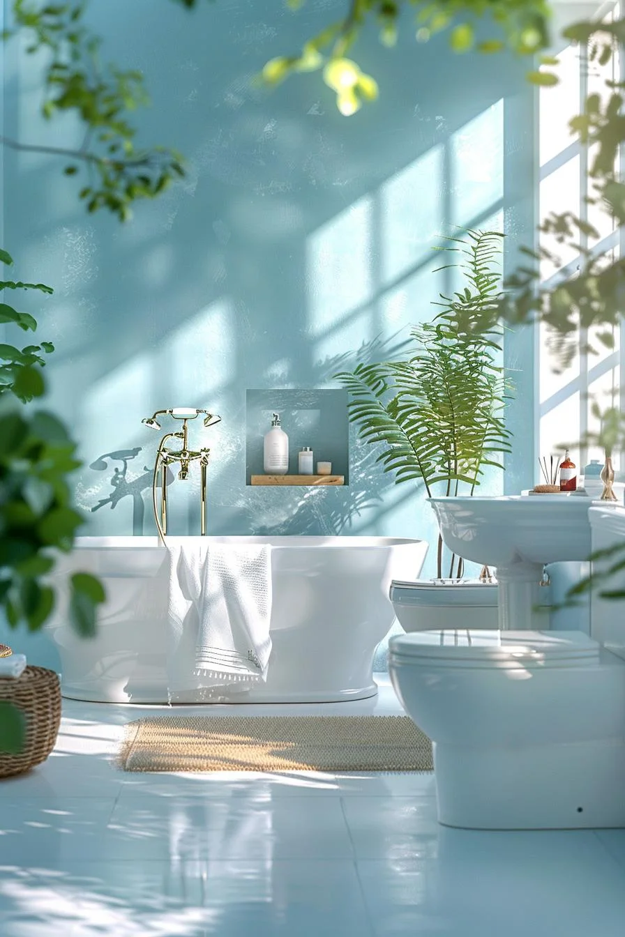 13. Serene Crystal Blue Paint Ideas-1