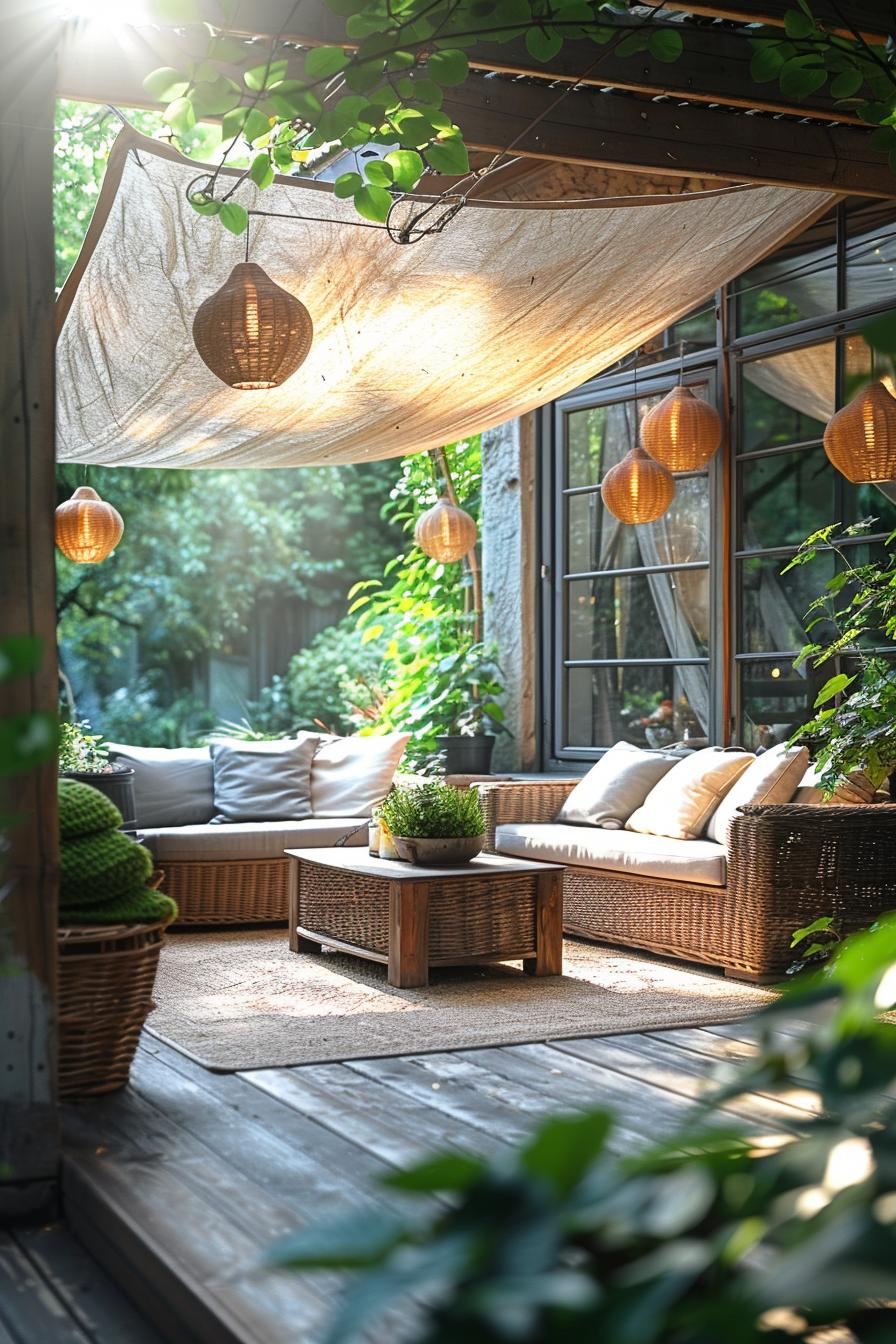 6. Shade Sails for Cozy Patios-1
