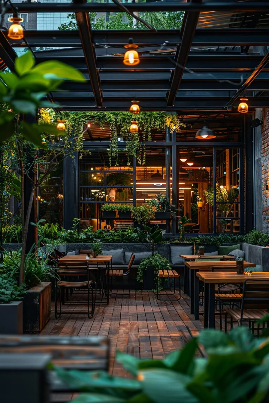 31 Gorgeous Outdoor Patio Ideas to Try Now (With Real Costs & Climate Notes) 100 22. Sleek Industrial Patio Design-1